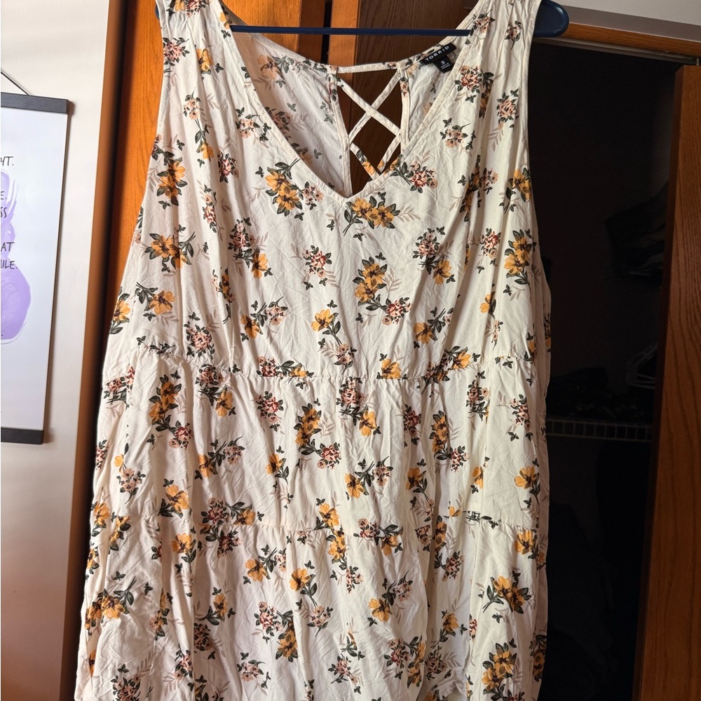 Floral Sleeveless top